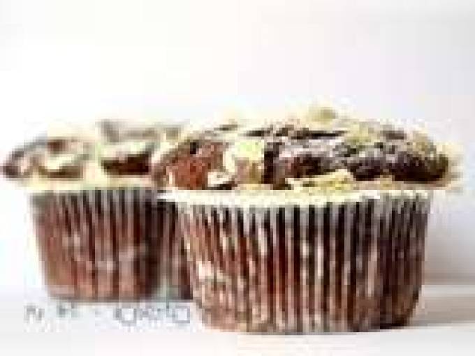 MUFFIN RISO AL LATTE E CIOCCOLATO