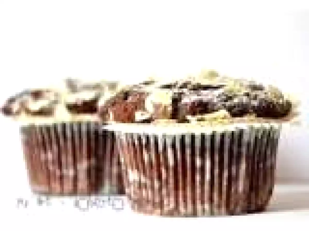 MUFFIN RISO AL LATTE E CIOCCOLATO
