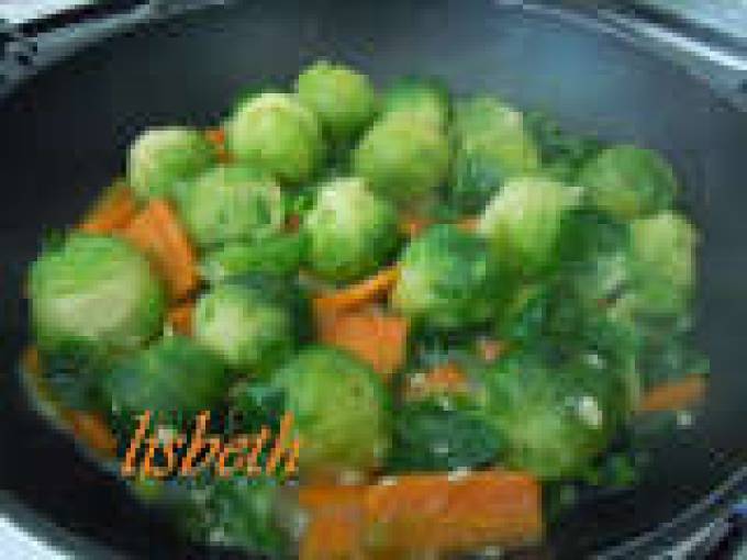 Cavoletti di Bruxelles con carote