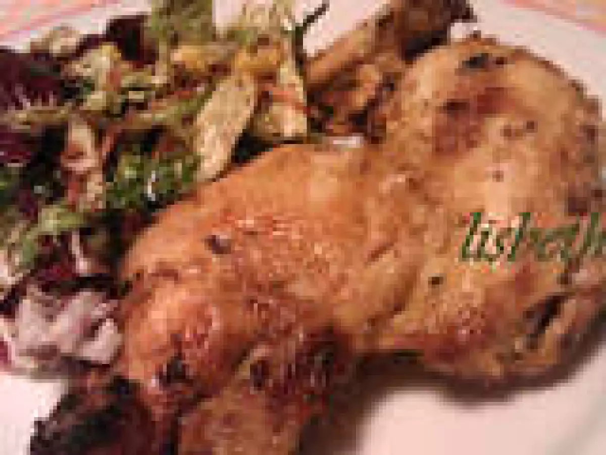 Galletto al lime, senape e salvia