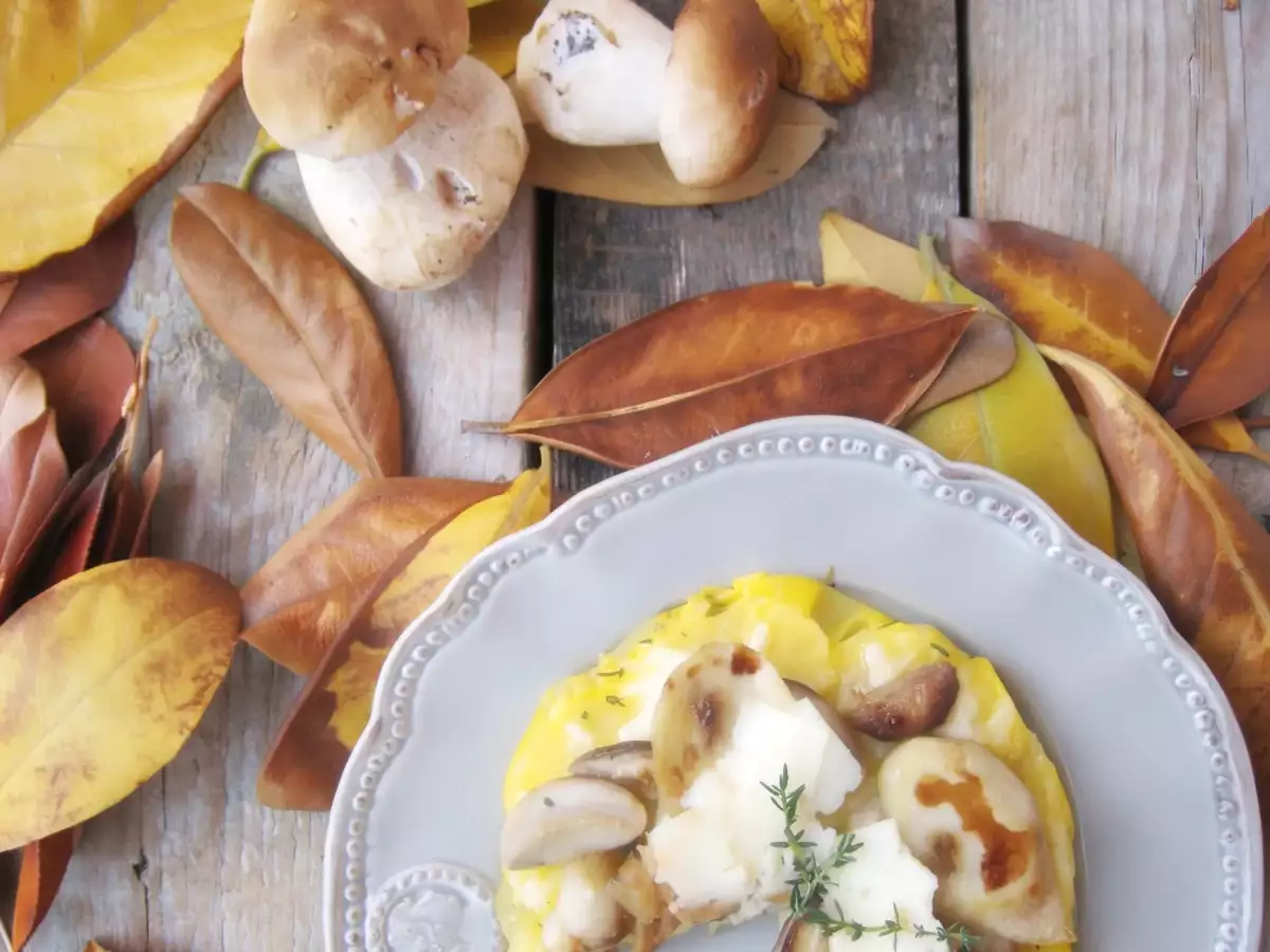 Ricetta Tortini di patate con funghi porcini e pecorino