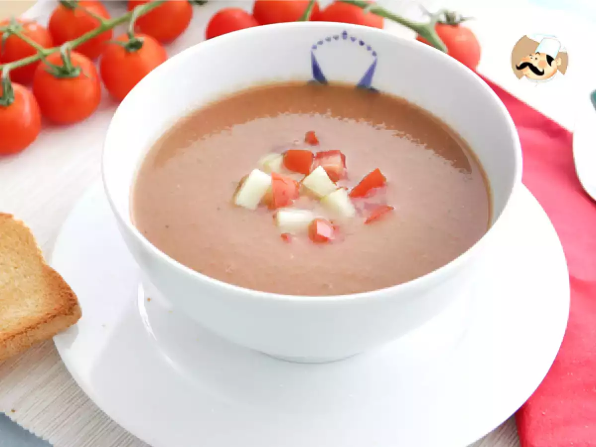 Ricetta Gazpacho andaluso: la vera ricetta spagnola con pomodorini freschi