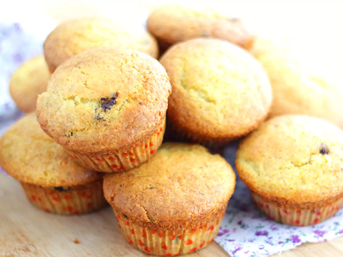 Ricetta Muffin con gocce di cioccolato - ricetta americana