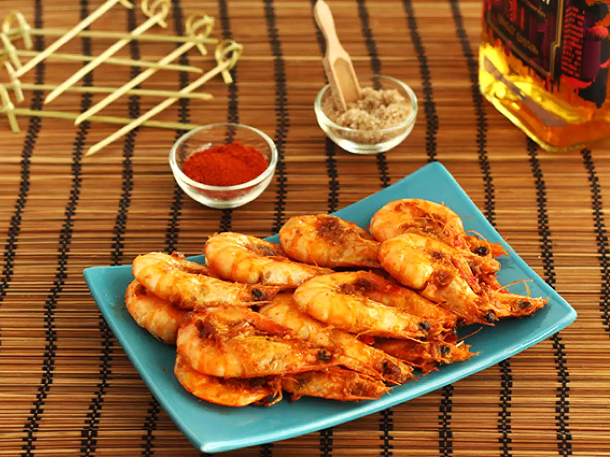 Ricetta Gamberi flambé al whisky