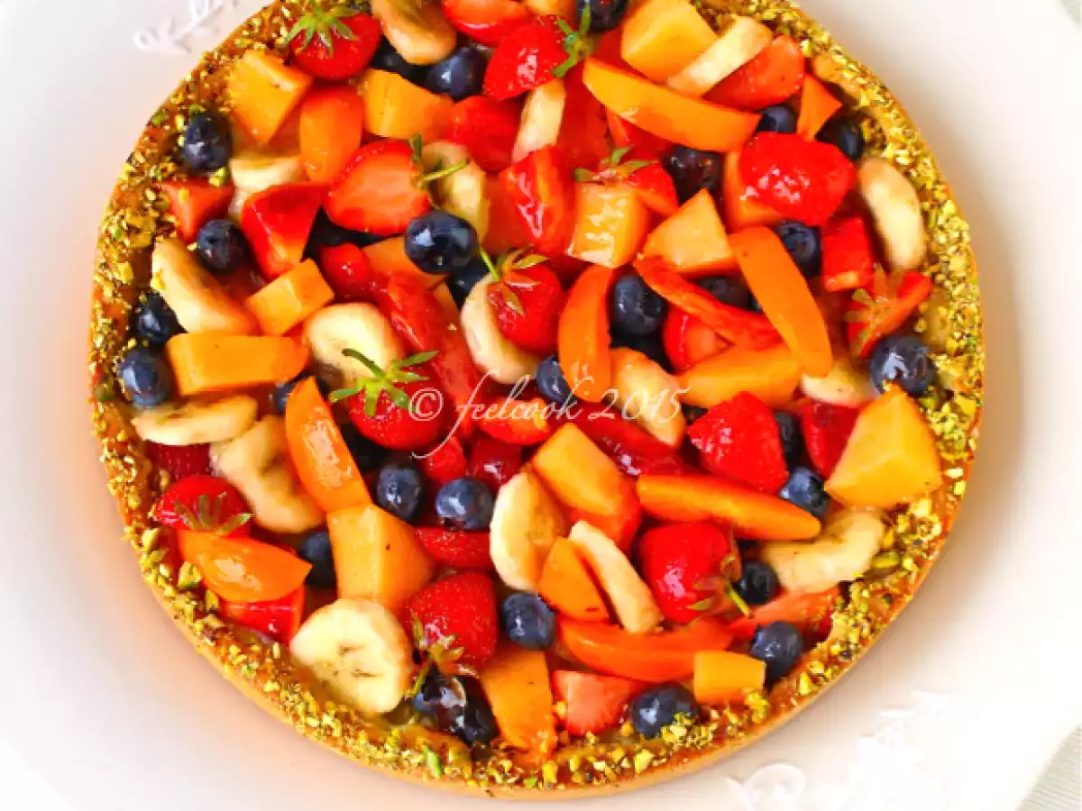 Ricetta Crostata di frutta fresca moderna