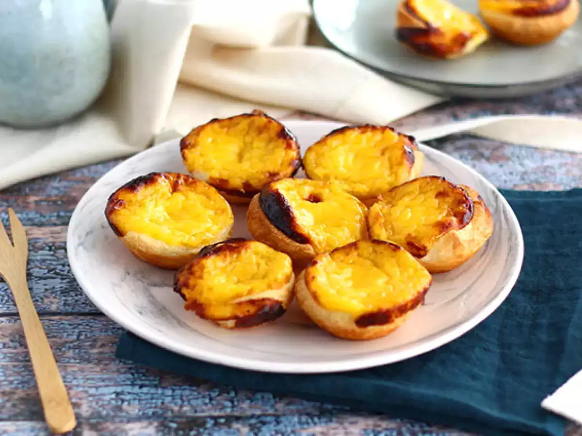 Ricetta Pasteis de nata, deliziosi dolcetti portoghesi alla crema