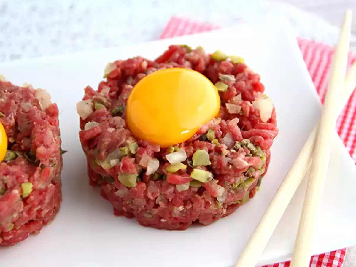 Ricetta Steak tartare - bistecca alla tartara, la ricetta spiegata passo a passo
