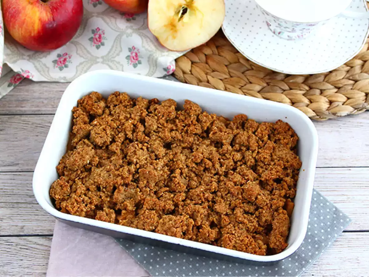Ricetta Crumble di mele vegano e senza glutine