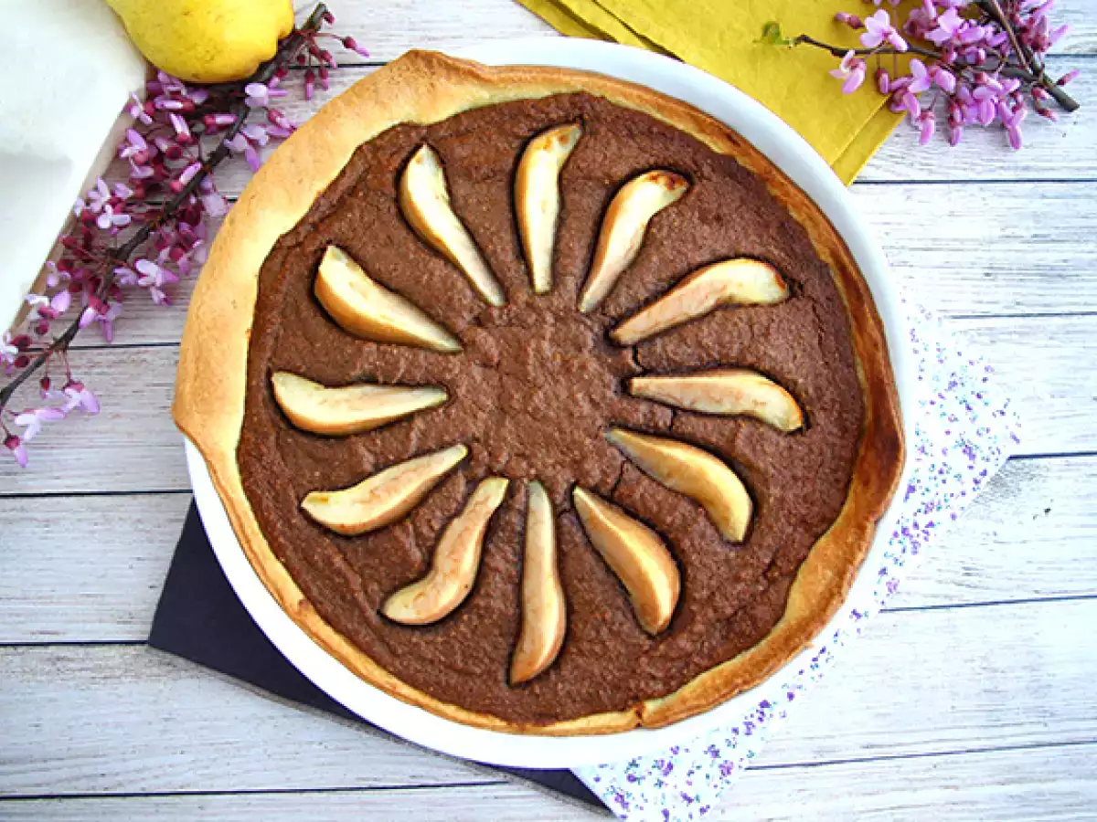 Ricetta Crostata pere e cioccolato - ricetta facile
