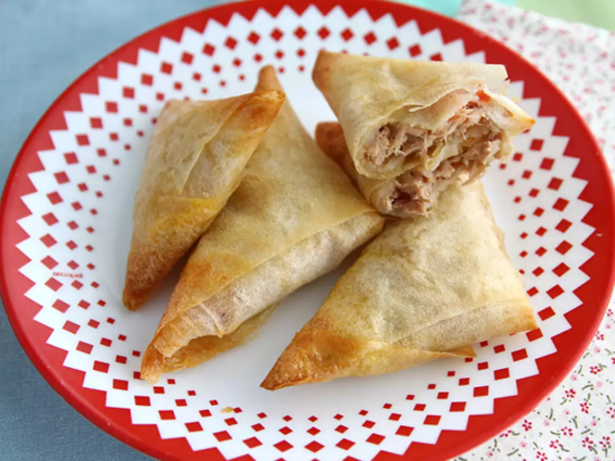 Ricetta Samosa tonno e pomodoro