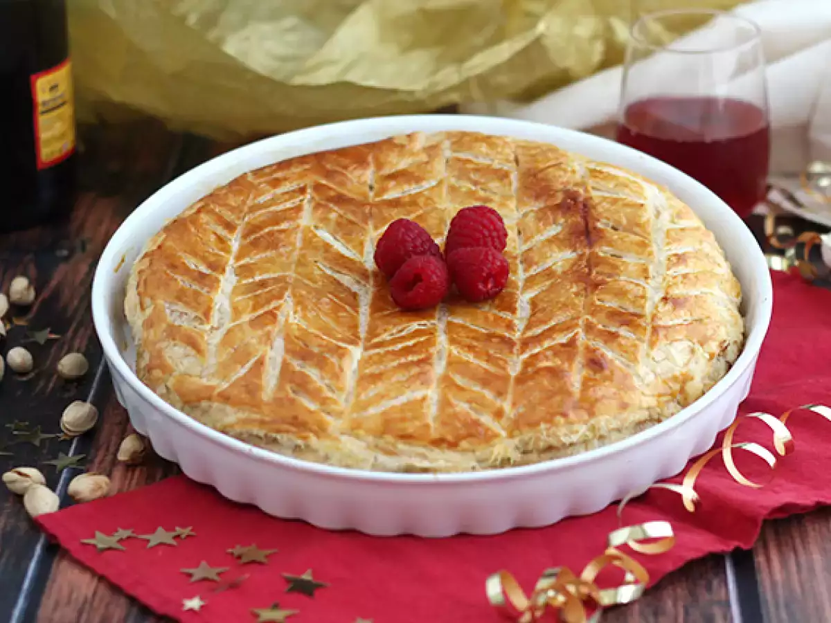 Ricetta Galette des rois lamponi e pistacchio
