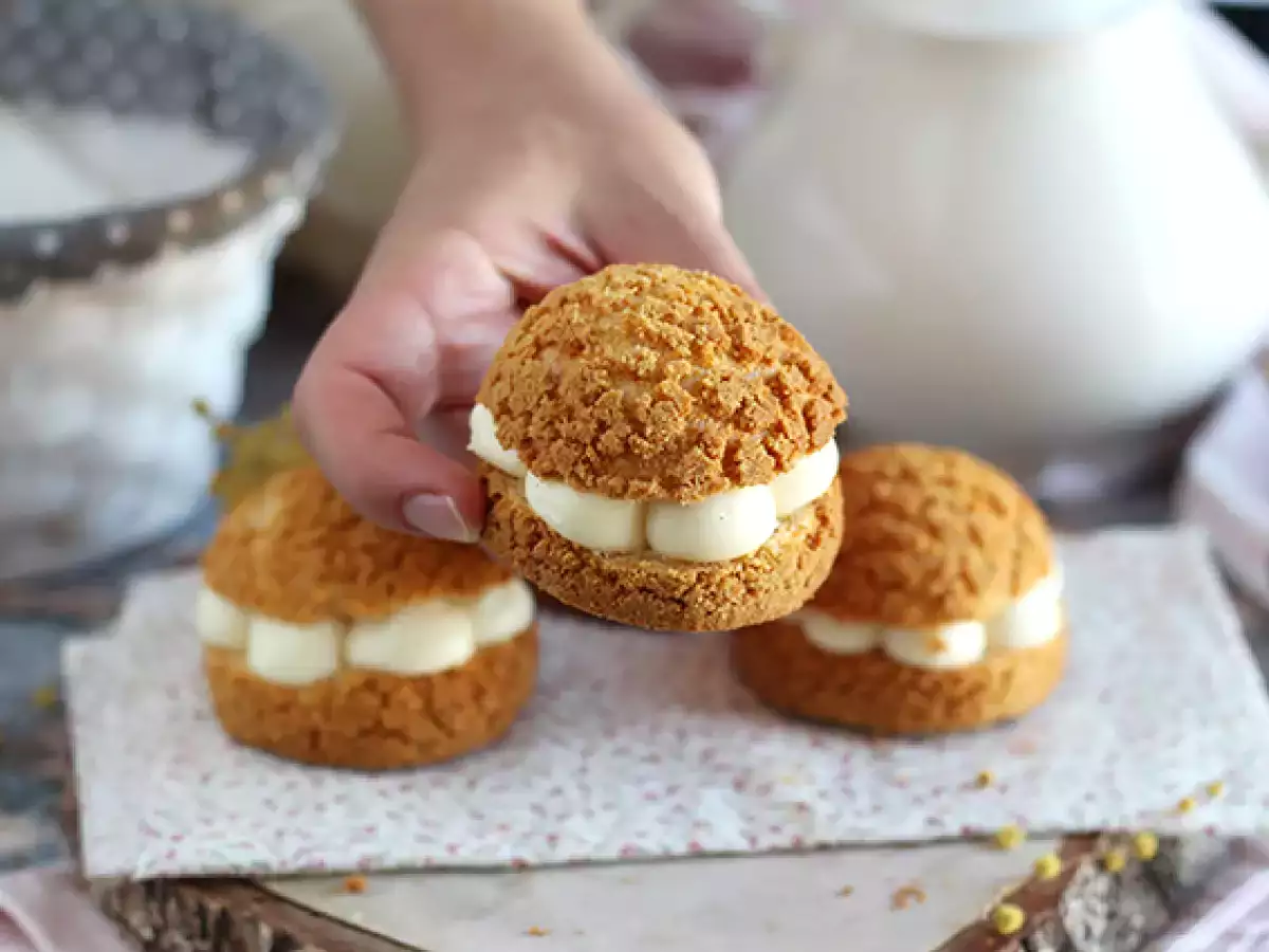 Ricetta Bignè craquelin alla vaniglia