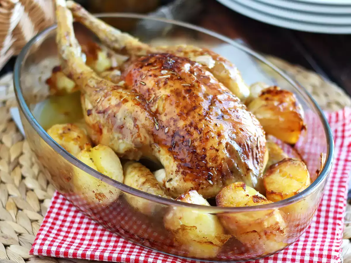 Ricetta Pollo al forno con patate, la ricetta tradizionale