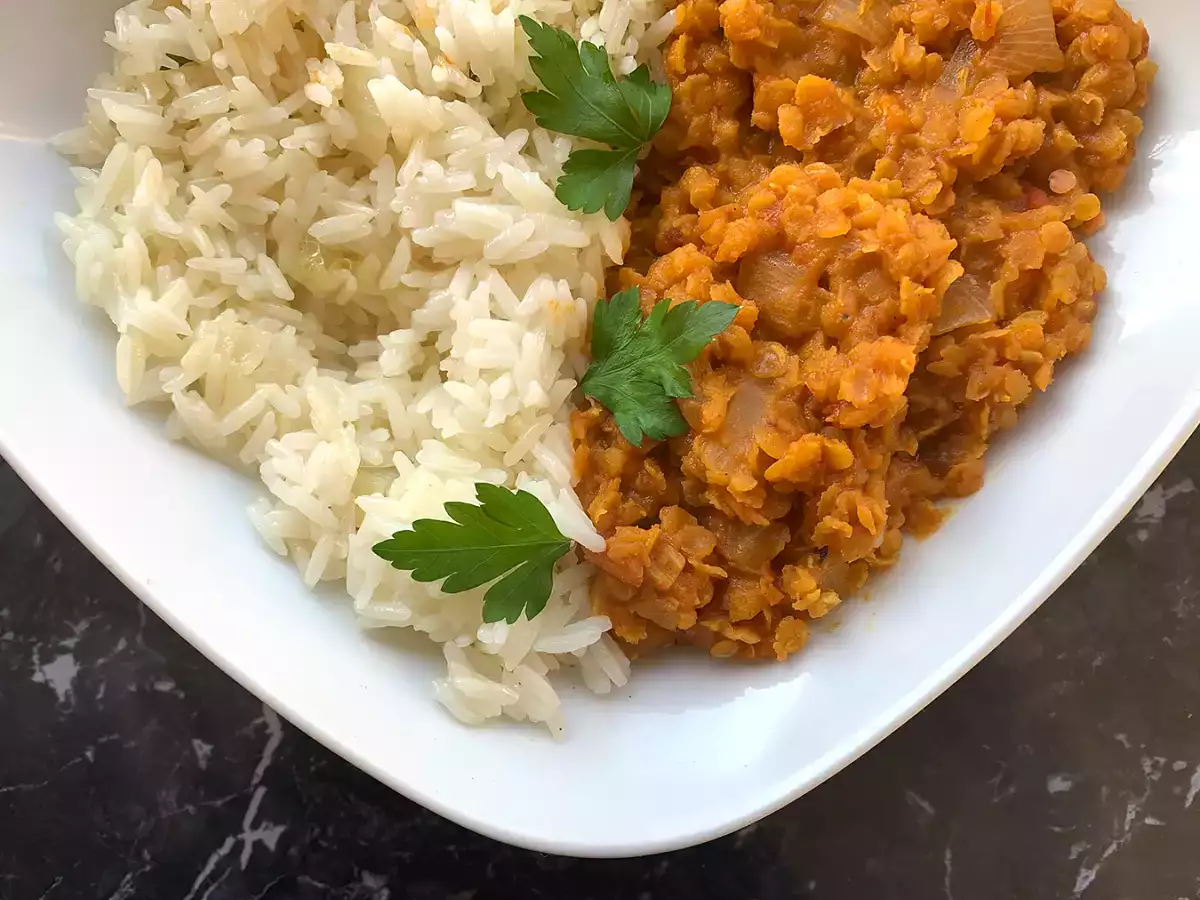 Ricetta Dahl di lenticchie corallo