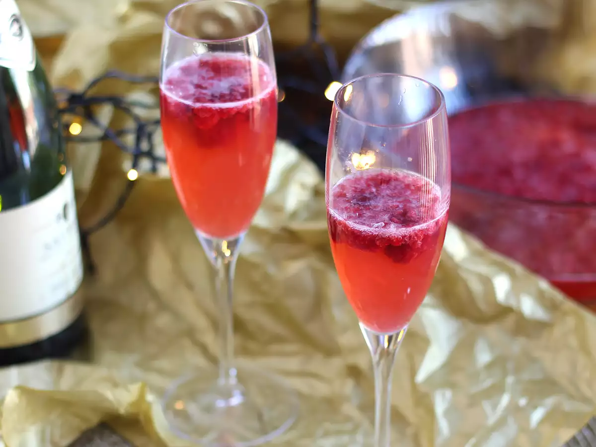 Ricetta Cocktail prosecco ai lamponi