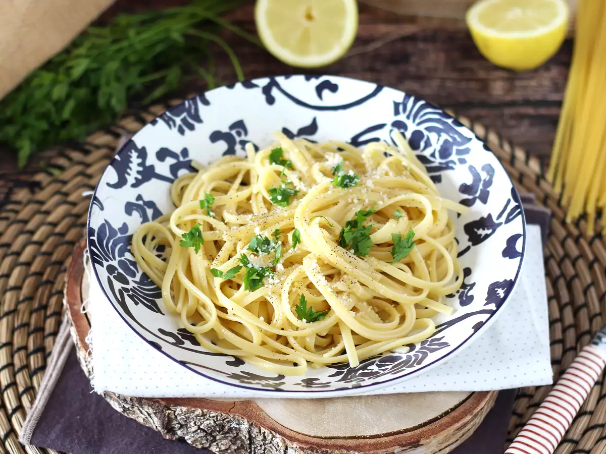 Ricetta Linguine al limone, un primo piatto sfizioso e veloce da preparare