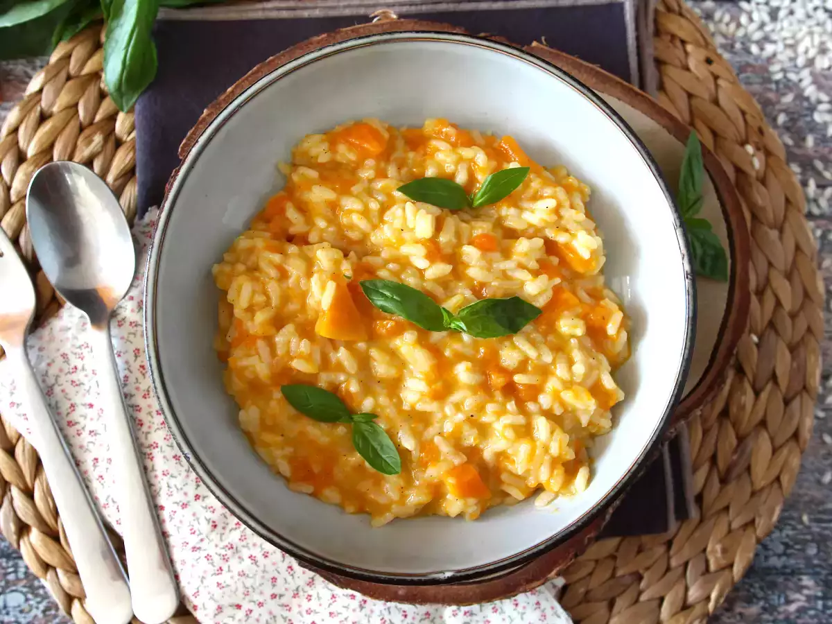 Ricetta Risotto alla zucca, un primo delicato e perfetto per l'autunno