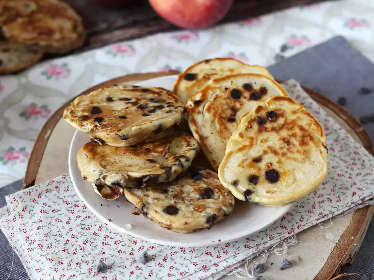 Ricetta Pancakes alle mele senza zucchero aggiunto