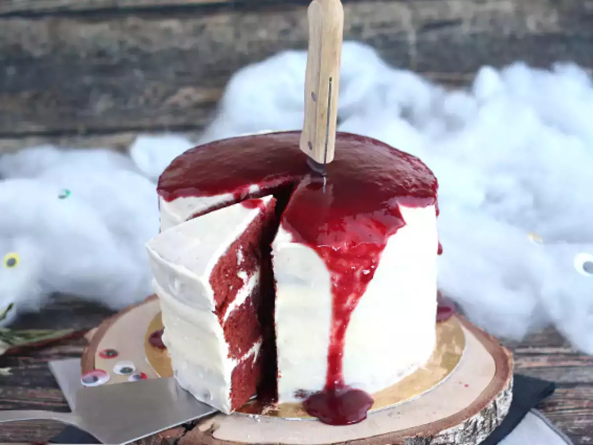 Ricetta Red velvet di halloween