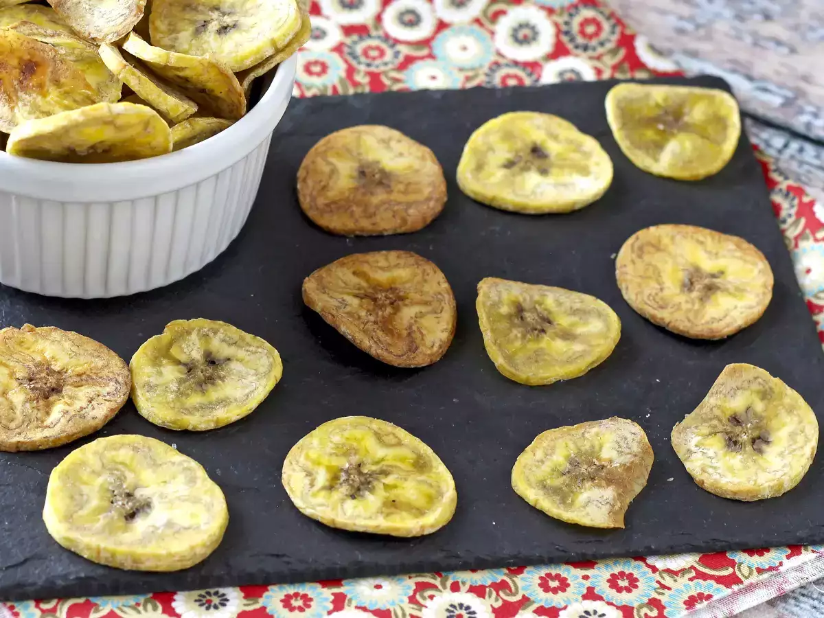 Ricetta Chips di banane cotte al forno