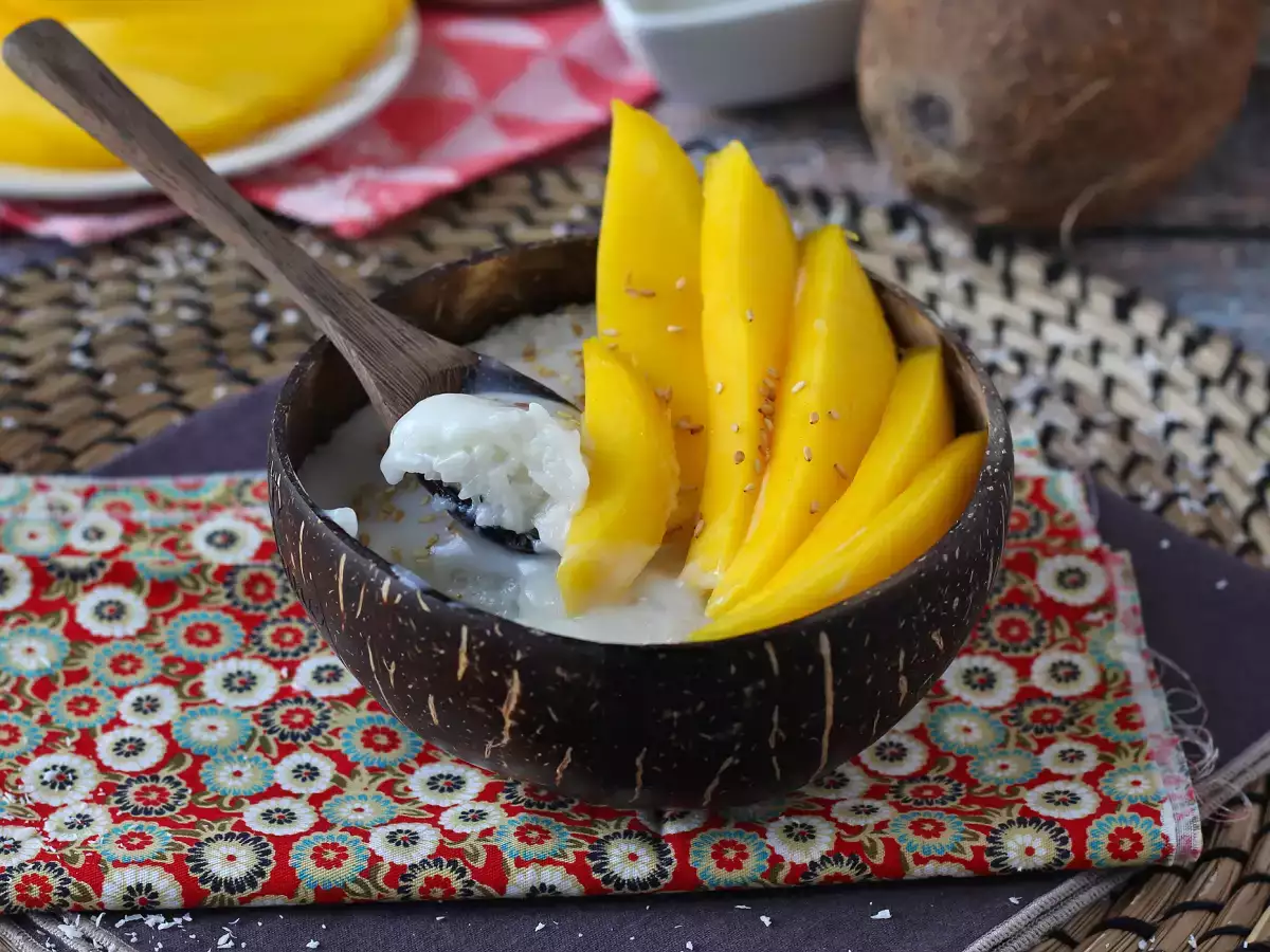 Ricetta Mango sticky rice, il dolce thailandese che non puoi perdere!