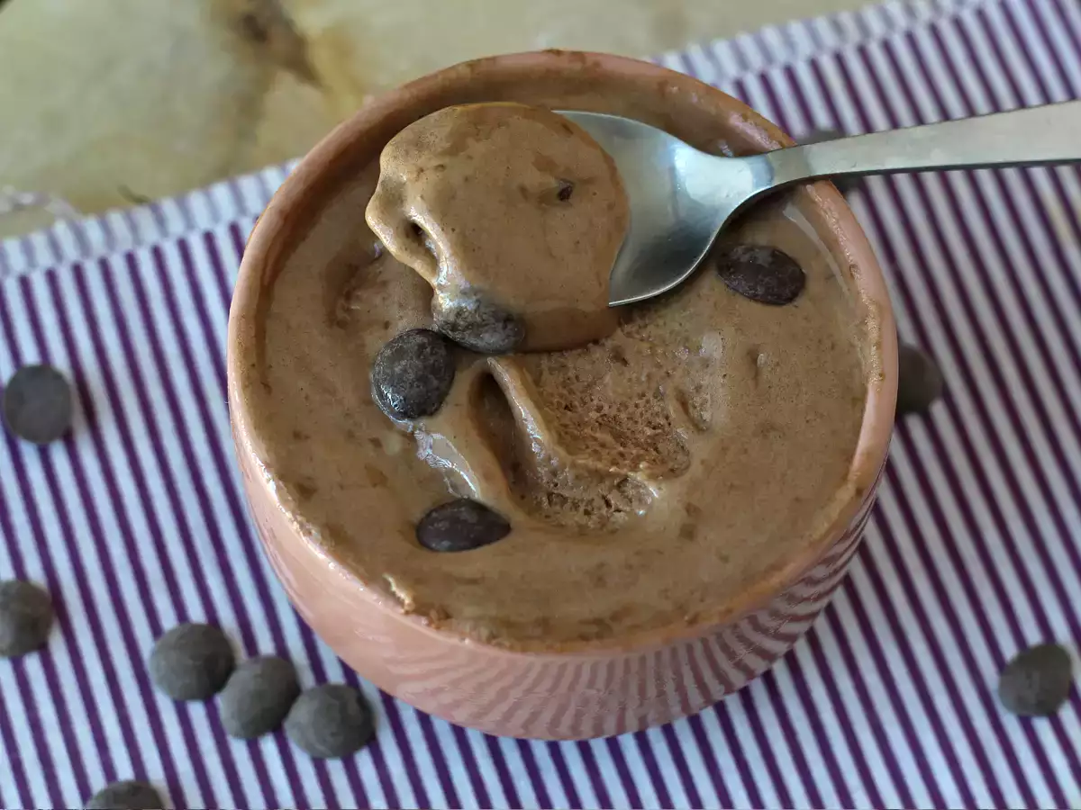 Ricetta Gelato proteico al cioccolato: velocissimo da preparare (5 minuti)