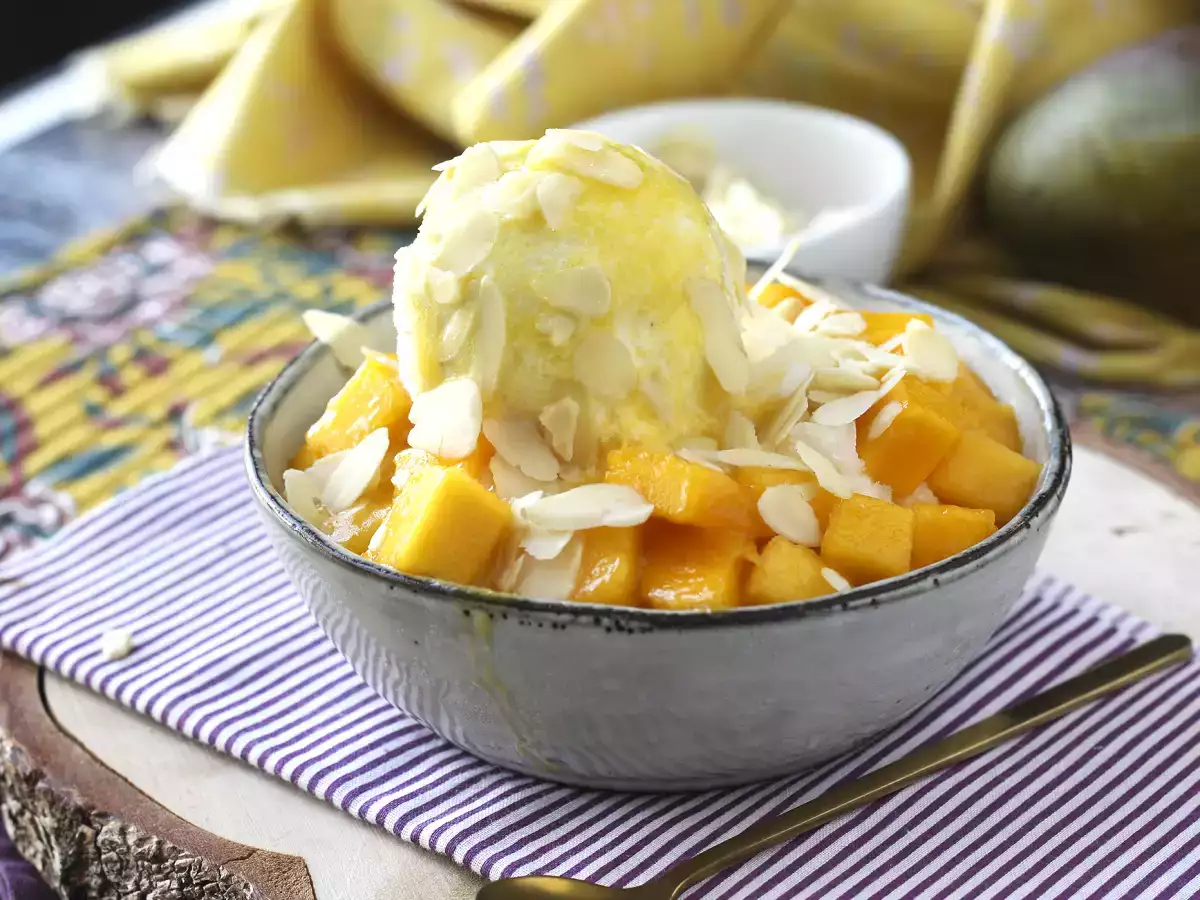 Ricetta Bingsu al mango: il dessert coreano che spopola (ricetta facile)