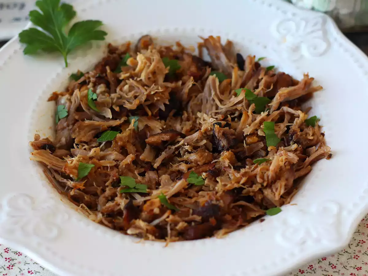 Ricetta Pulled pork in friggitrice ad aria morbido e succoso