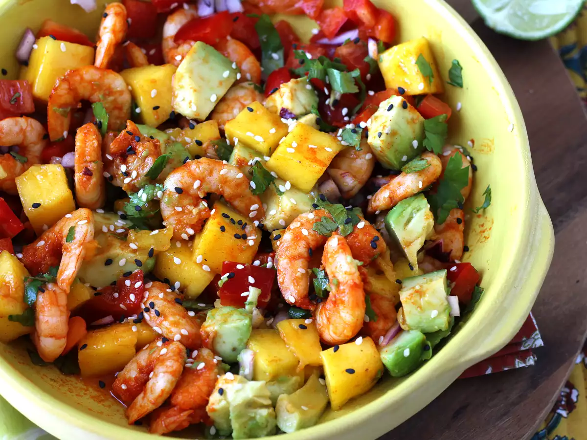 Ricetta Insalata di gamberetti e mango: fresca, esotica e perfetta per l’estate