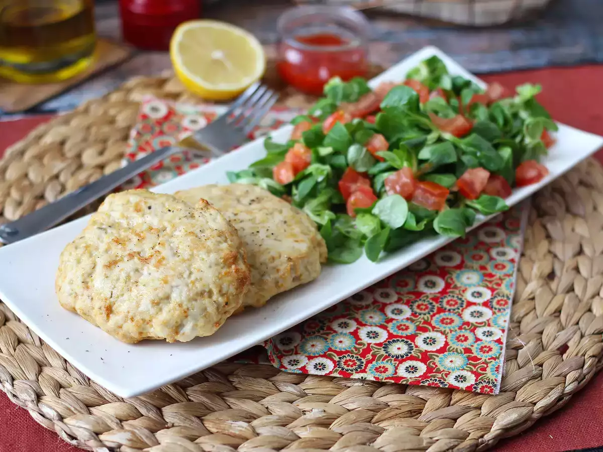 Ricetta Hamburger di pollo in friggitrice ad aria morbidi e succosi