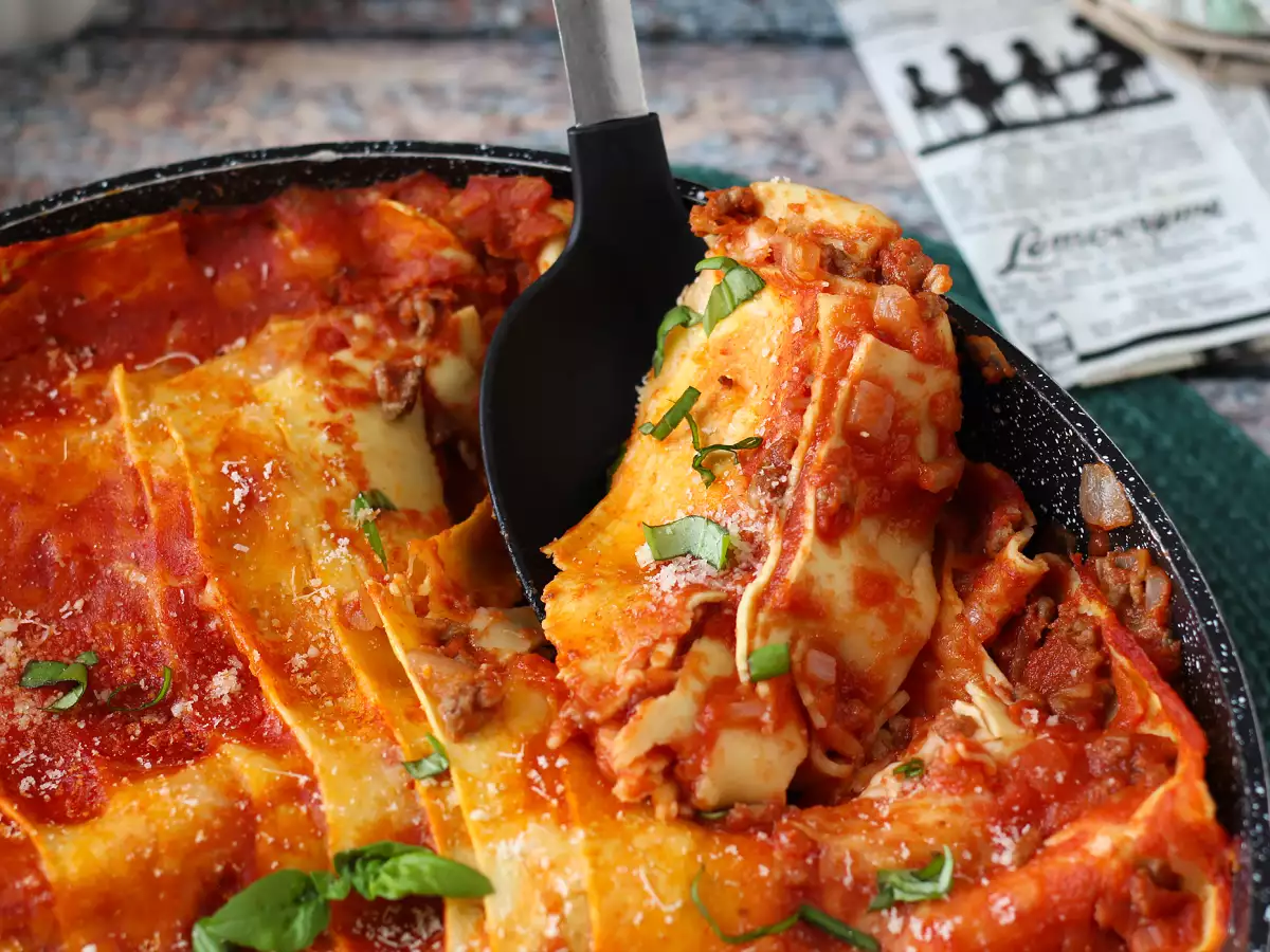 Ricetta Lasagne in padella: facili, filanti e senza forno