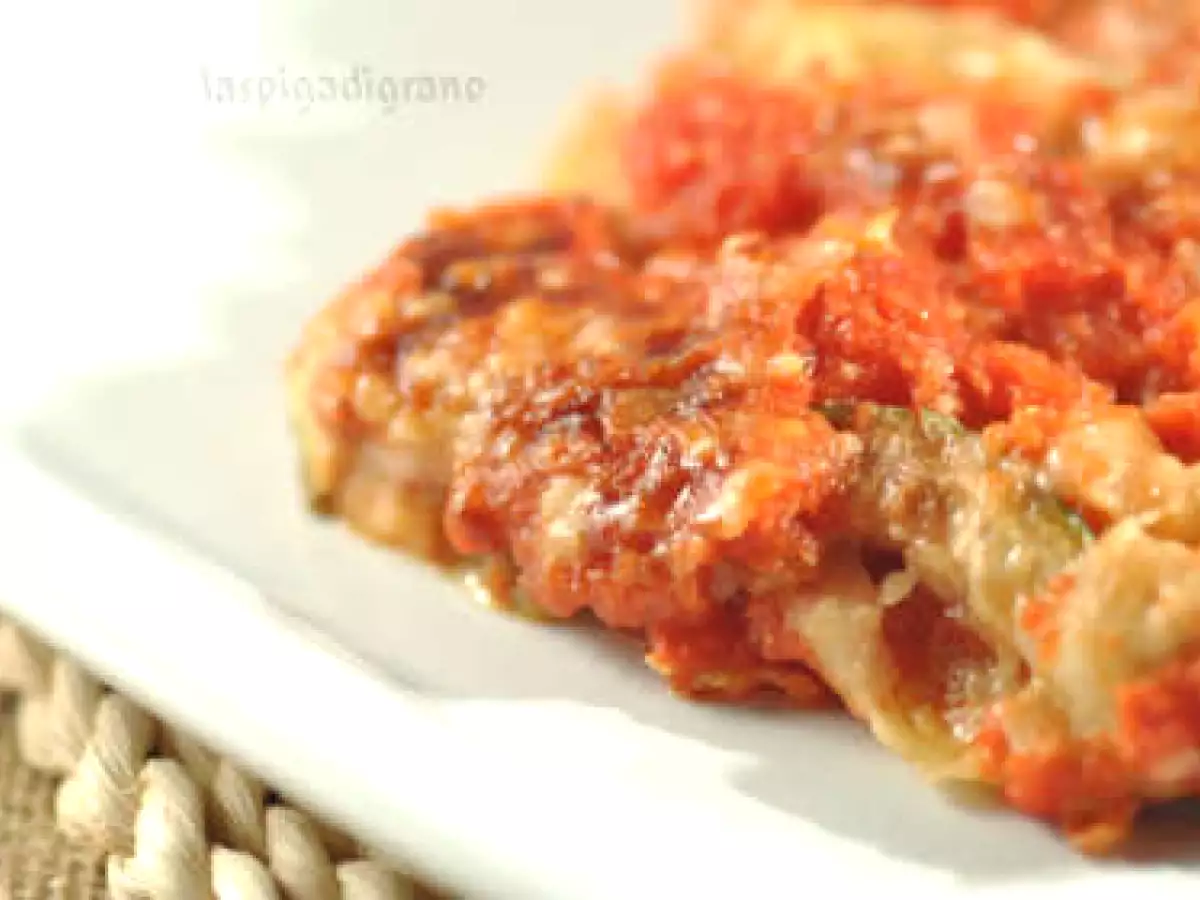 Ricetta Parmigiana di zucchine vegetariana
