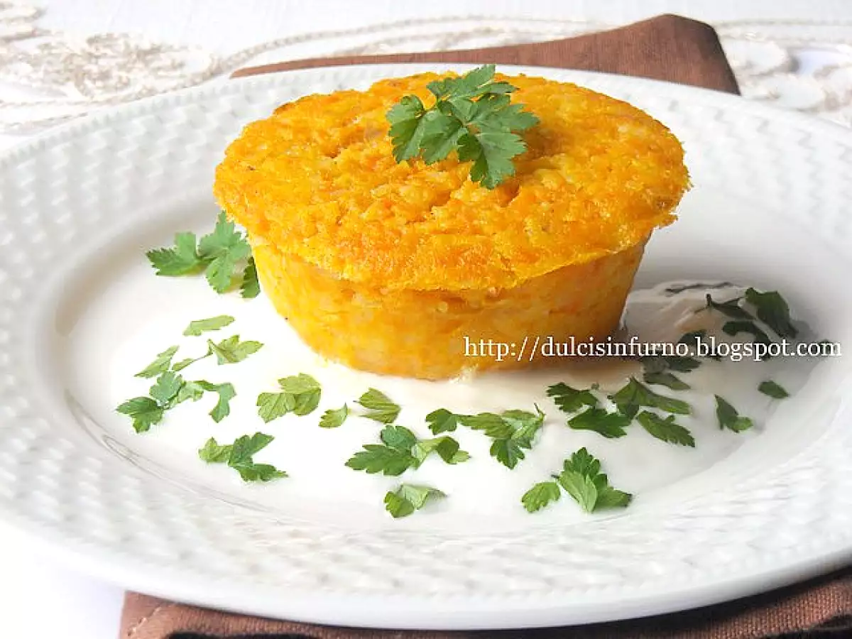 Ricetta Sformatini di patate e carote