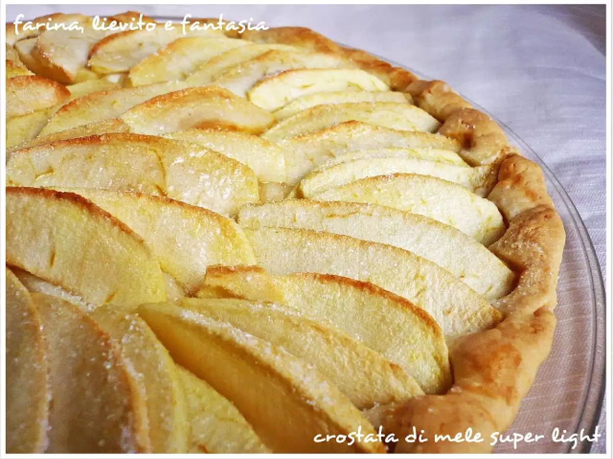 Ricetta Crostata di mele super light