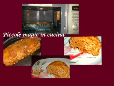 Ricetta Pasta al forno estiva ( microonde)