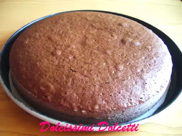 Ricetta Pan di spagna al cioccolato fondente