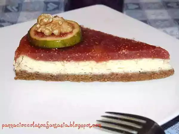 Ricetta Cheesecake fichi e noci