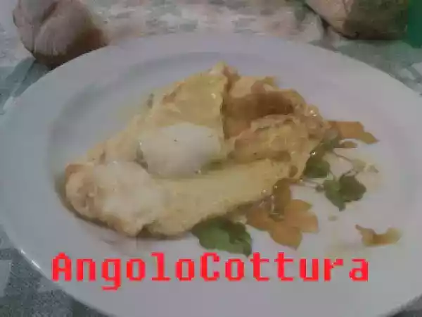 Ricetta Iniziamo con la semplicita':frittata con mozzarella di bufala