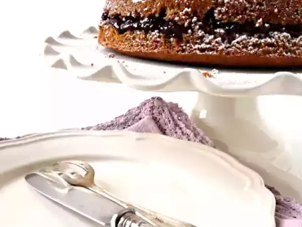 Ricetta Torta al grano saraceno con marmellata di more