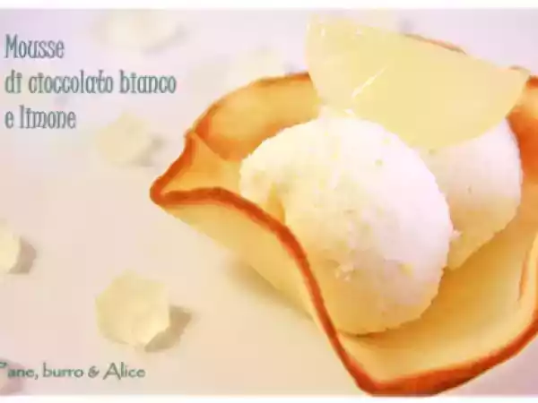 Ricetta Mousse di cioccolato bianco e limone