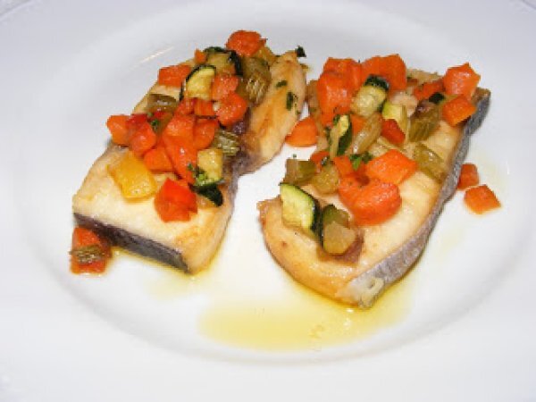 Ricetta Pesce spada con verdure spadellate