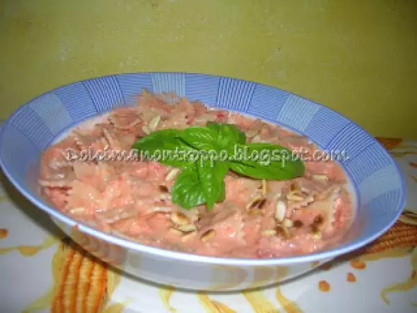 Ricetta Farfalle al pesto siciliano di benedetta parodi