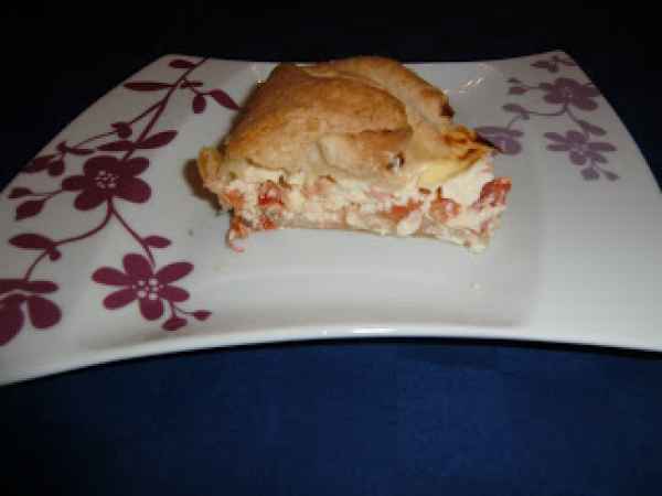 Ricetta Torta salata pomodorini e salmone