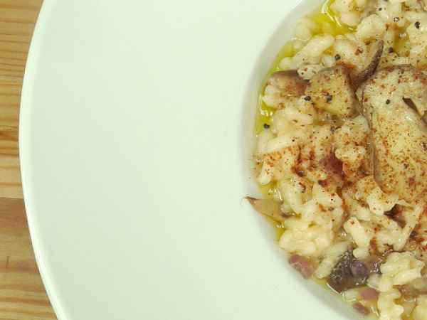 Ricetta Risotto ai funghi all'armagnac e cannella