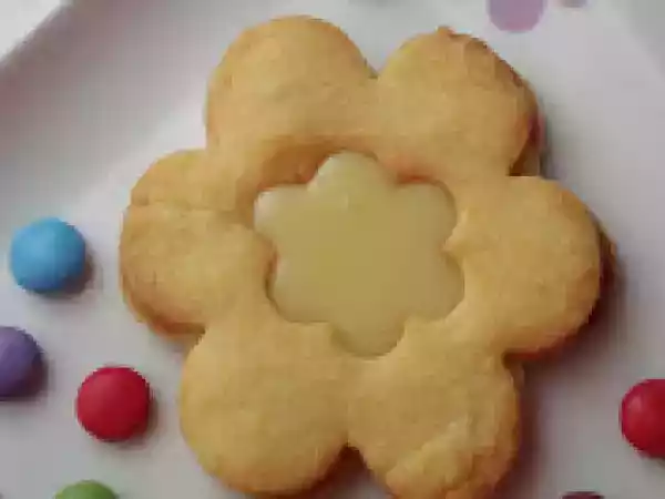 Ricetta Occhi di bue con ganache al cioccolato bianco