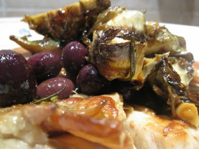 Ricetta Coniglio, olive di gaeta e carciofi..ovvero ortocori e mammazan