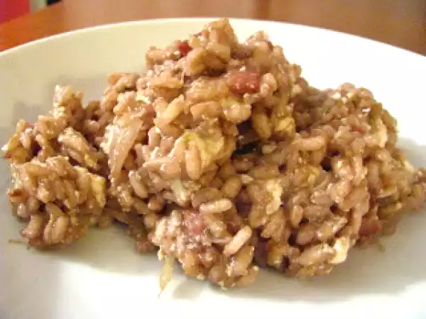 Ricetta Risotto con puntarelle, pancetta e quartirolo...gnam