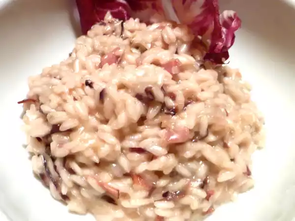 Ricetta Risotto con speck, radicchio e taleggio