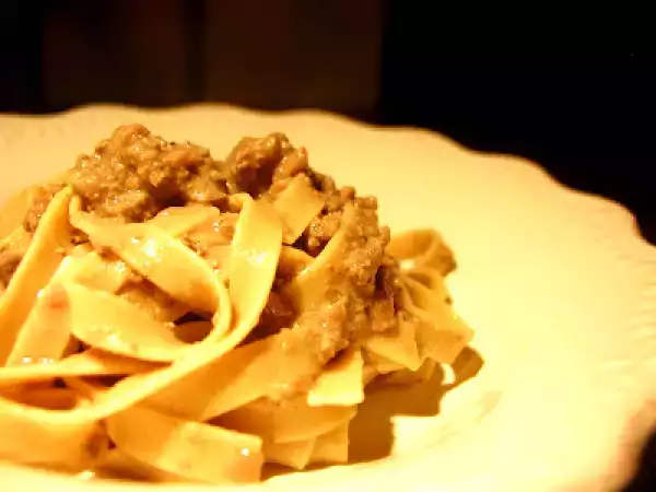 Ricetta Tagliatelle con fegatini e duroni