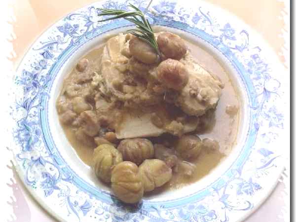 Ricetta Lonza di maiale con castagne